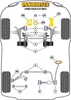 Ford Focus Models Focus Mk3 inc ST and RS (2011-2018) Focus Mk3 ST (2012-2018) Powerflex diagram - Reference 20