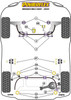 Ford Mondeo Models Mondeo MK4 (2007 - 2014) Powerflex diagram - Reference 25