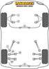Ford Mondeo Models Mondeo MK1/2 (1992 - 2000) Powerflex diagram - Reference 5