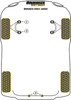 Ford Mondeo Models Mondeo MK1/2 (1992 - 2000) Powerflex diagram - Reference 5