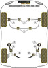 Ford MK3 Granada inc. Scorpio (1985-1994) Powerflex diagram - Reference 6
