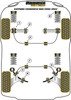 Ford Sierra Models Sierra Cosworth Models (1986-1992) Sapphire Cosworth 4WD (1990-1992) Powerflex diagram - Reference 3