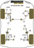 Honda CR-X Models CR-X del Sol (1992-1998) Powerflex diagram - Reference 10