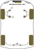 Honda Civic Models Civic Mk8 FA/FD Sedan (2005 - 2012) Powerflex diagram - Reference 1