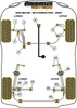 Honda Civic Models Civic Mk6 MA-MC inc Aerodeck & Domani (1995-2005) Powerflex diagram - Reference 16