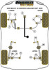 Honda Civic Models Civic Mk4 EC-EE, Concerto & Ballade (1987-1991) Powerflex diagram - Reference 6