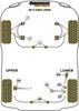Honda CR-V Models CR-V Mk2 (2001 - 2006) Powerflex diagram - Reference 26