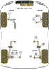 Honda CR-X Models CR-X Mk2 (1987-1991) Powerflex diagram - Reference 13