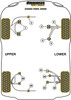 Honda S2000 (1999-2009) Powerflex diagram - Reference 5