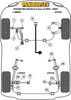 Honda Integra Models Integra Mk3 DB/DC2 inc. Type-R (1993-2001) Powerflex diagram - Reference 4