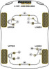 Jaguar (Daimler) S Type - X200 (1998 - 2002) Powerflex diagram - Reference 4