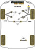 Jaguar (Daimler) XJ40 (1986 - 1994) Powerflex diagram - Reference 11