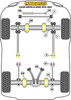 Land Rover Range Rover inc Sport, Evoque & Classic Range Rover Classic (1970 - 1985) Powerflex diagram - Reference 31