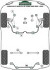 Lancia Delta 1600 GT & HF Turbo 2WD (1986-1992) Powerflex diagram - Reference 4