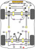 Land Rover Range Rover inc Sport, Evoque & Classic Range Rover Classic (1986-1995) Powerflex diagram - Reference 34