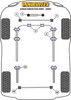 Land Rover Range Rover inc Sport, Evoque & Classic Range Rover P38 (1994-2001) Powerflex diagram - Reference 2
