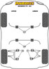 Maserati Khamsin (1974 - 1982) Powerflex diagram - Reference 4