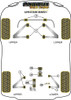Lotus Elise (1996 - 2021) Series 1 (1996-2001) Powerflex diagram - Reference 31