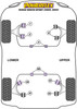 Land Rover Range Rover inc Sport, Evoque & Classic Range Rover Sport L320 (2005 - 2013) Powerflex diagram - Reference 8