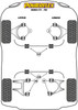 Maserati Bora (1971 - 1978) Powerflex diagram - Reference 2