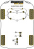 MG MGTF (2002-2009) Powerflex diagram - Reference 3