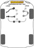 Land Rover Range Rover inc Sport, Evoque & Classic Range Rover L405 (2012 - 2021) Powerflex diagram - Reference 3