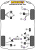 Mazda MX-5, Miata, Eunos Mk3 NC (2005-2015) Powerflex diagram