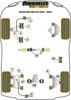 Mazda MX-5, Miata, Eunos Mk2 NB (1998-2005) Powerflex diagram - Reference 11
