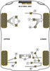 Mazda RX-8 (2003-2012) Powerflex diagram - Reference 1