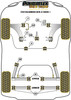 Mini F54 Clubman Gen 2 (2015 - 2024) Powerflex diagram - Reference 3