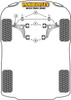 Mercedes-Benz E-CLASS W124 (1984 - 1996) Powerflex diagram - Reference 3