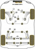Mini F57 Cabriolet (2014 - 2024) Powerflex diagram - Reference 10