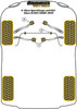 Mercedes-Benz C-CLASS CL203 Sport-Coupe/CLC (2000-2011) Powerflex diagram - Reference 3