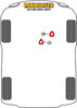 Mercedes-Benz GLA Class inc A45 AMG W156 (2014-2020) Powerflex diagram - Reference 20