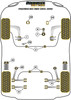 Mini R61 Paceman (2013 - 2016) R61 Paceman 2WD (2013 - 2016) Powerflex diagram - Reference 7