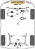 Nissan GT-R (2008 on) Powerflex diagram - Reference 1