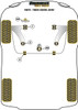 Nissan Note / Tiida (2006 - 2011) Powerflex diagram - Reference 1