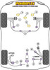 Mitsubishi Lancer Evolution IV, V & VI RS/GSR (1996 - 2001) Powerflex diagram - Reference 13
