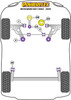 Mitsubishi Colt (2002 - 2012) Powerflex diagram - Reference 3