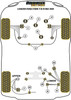 Mitsubishi Lancer Evolution VII, VIII & IX inc 260 (2001 - 2007) Powerflex diagram - Reference 9