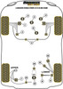 Mitsubishi Lancer Evolution IV, V & VI RS/GSR (1996 - 2001) Powerflex diagram - Reference 14