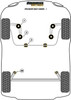 Peugeot RCZ (2009-on) Powerflex diagram - Reference 10