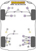 Nissan Silvia 200SX - S13, S14, & S15 (1989 - 2002) Powerflex diagram - Reference 2