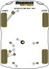 Nissan Skyline R32 4WD Incl. GT-R & GTS-4 (1989 - 1993) Powerflex diagram - Reference 9