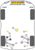Nissan Skyline R34 2WD Incl. 25GT, 25GTT & GTV (1998 - 2002) Powerflex diagram - Reference 7