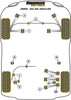 Nissan Silvia 200SX - S13, S14, & S15 (1989 - 2002) Powerflex diagram - Reference 10