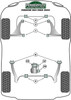Porsche 911 964 (1989 - 1994) Powerflex diagram - Reference 3