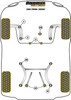Peugeot 206 (1998-2006) Powerflex diagram - Reference 11