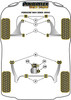 Porsche 911 964 (1989 - 1994) Powerflex diagram - Reference 5