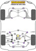 Porsche 911 993 (1994 - 1998) Powerflex diagram - Reference 5